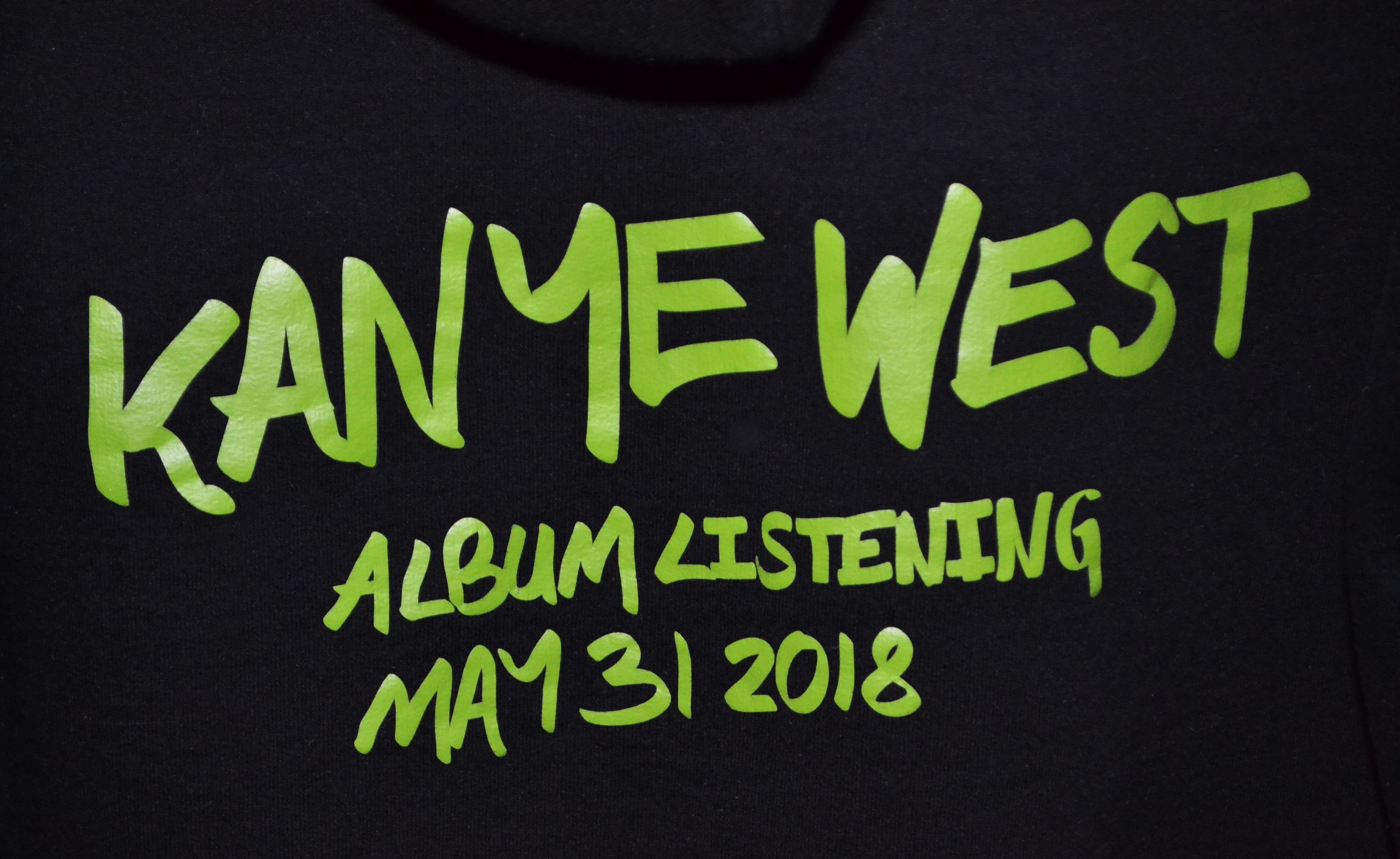 Band Tees Kanye West Wyoming Listening Party Hoodie Size Men's Small S Size US S / EU 44-46 / 1 - 3 Thumbnail