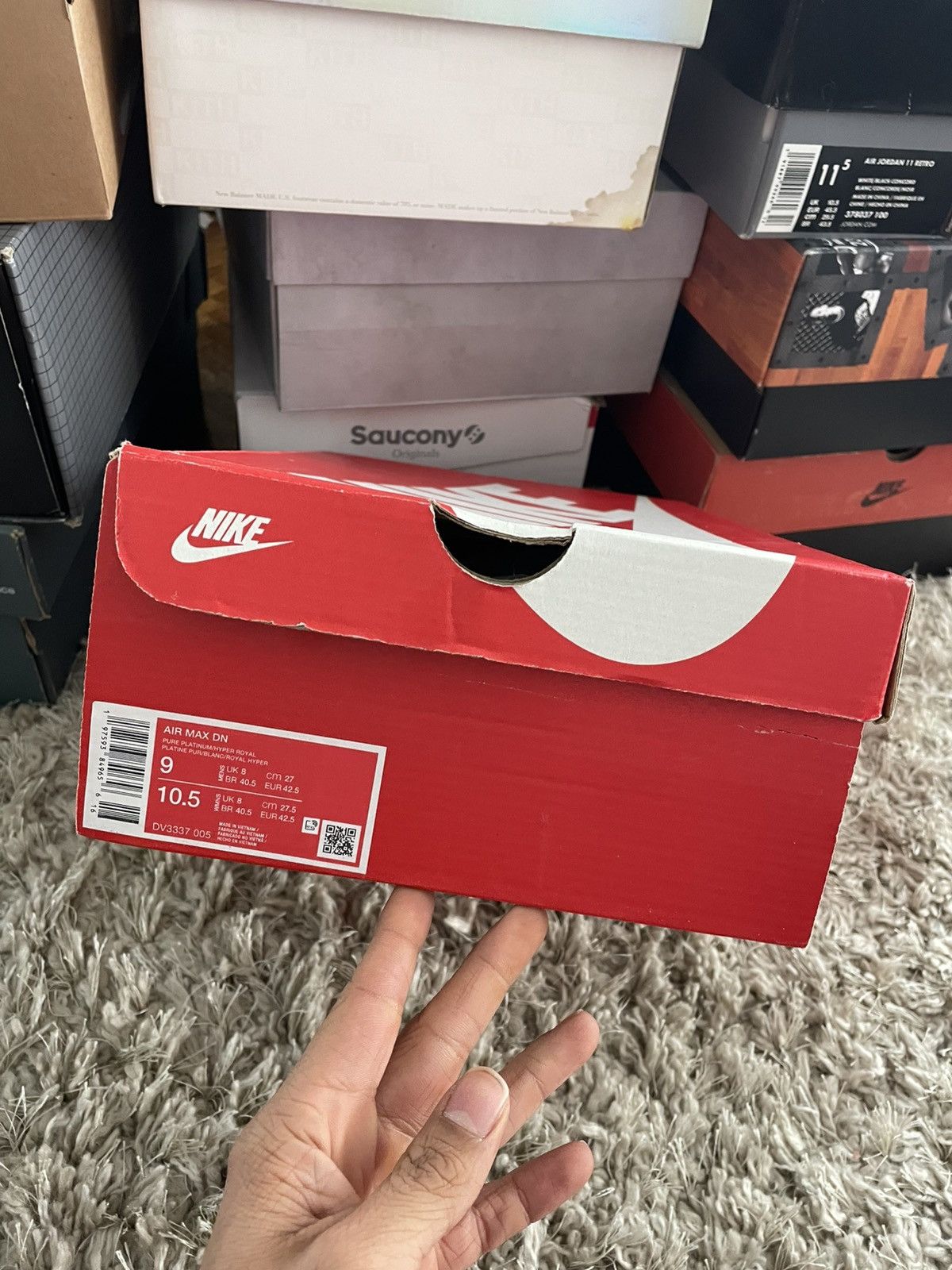 Nike Nike Air Max DN ‘Pure Platinum Hyper Royal’ Size US 9 / EU 42 - 12 Thumbnail