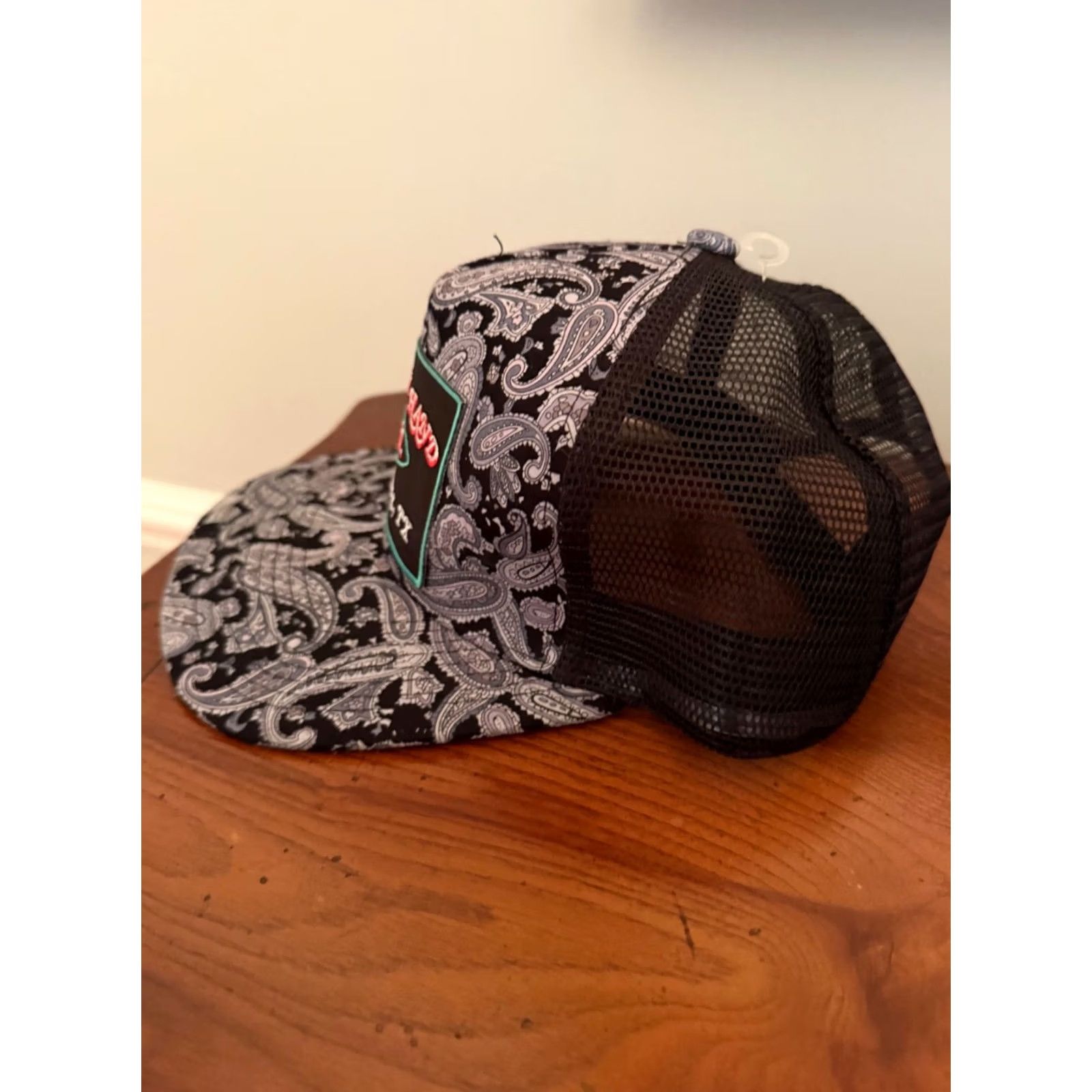 Vintage Rowdy Hand Co. Men’s Black Trucker Baseball Cap Hat Patch Adjustable Snapback Hat Cap Mens Adjustable Black Patch Baseball Cap Size ONE SIZE - 2 Thumbnail