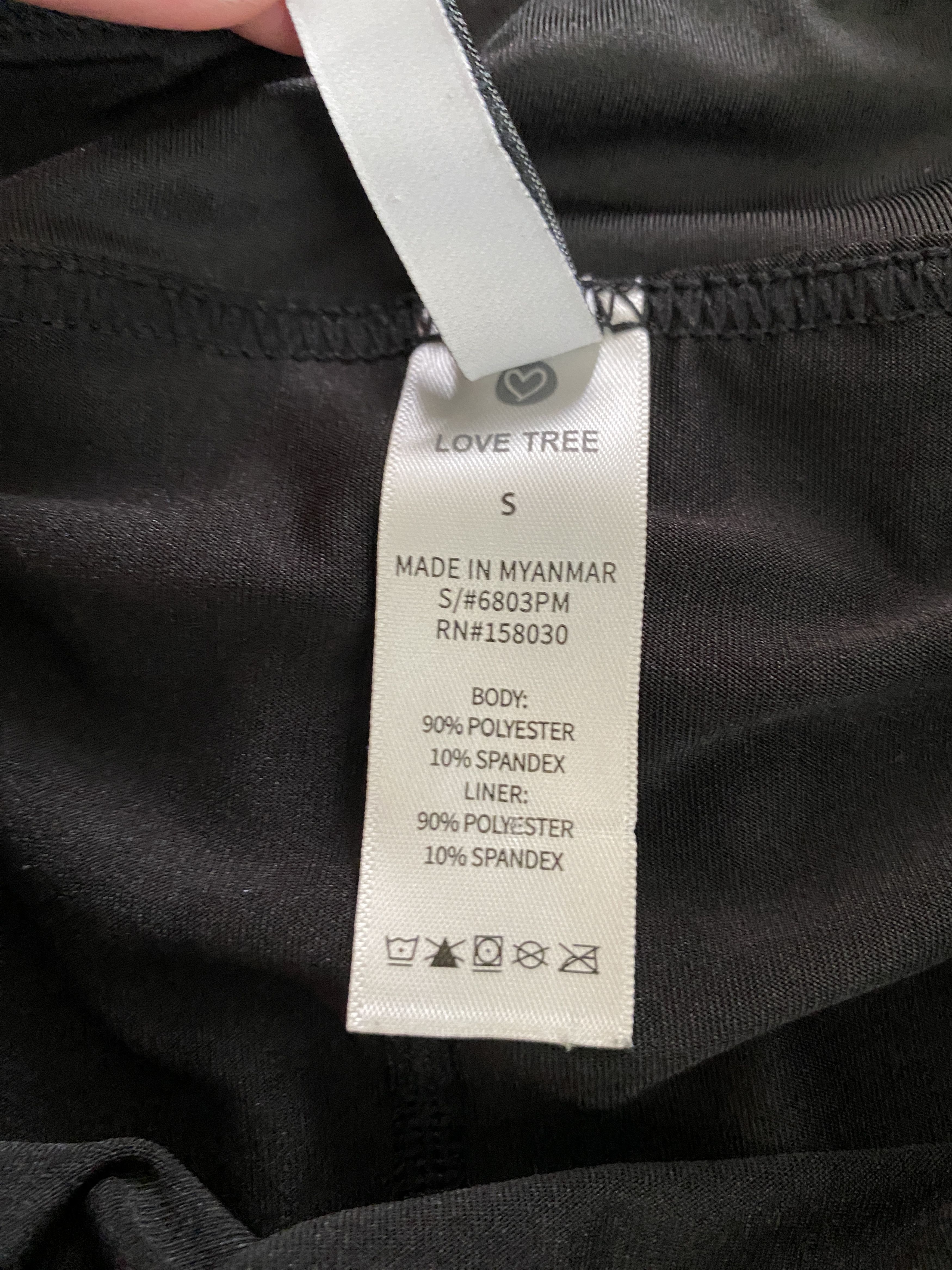 Other Brand New Love Tree Black Activewear Two-In-One Mini Skort Size 26" / US 2 / IT 38 - 4 Thumbnail