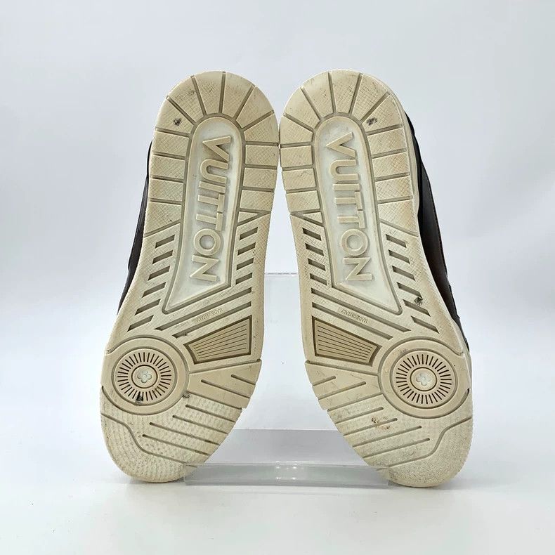 Louis Vuitton Louis Vuitton Brown patent leather lace-up board shoes Size US 9.5 / EU 42-43 - 5 Thumbnail