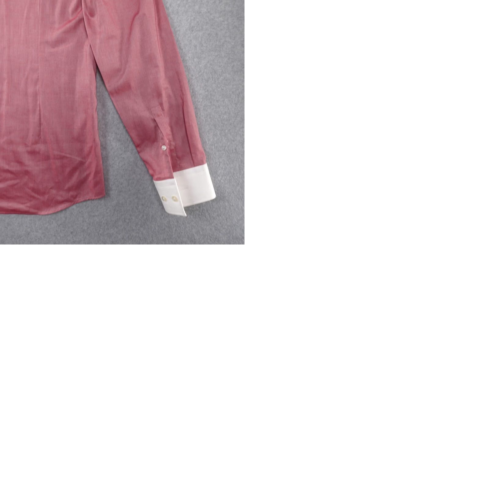 Hugo Boss Hugo Boss Dress Shirt Mens 16 / 41 Pink Spread Collar Size 42R - 9 Thumbnail