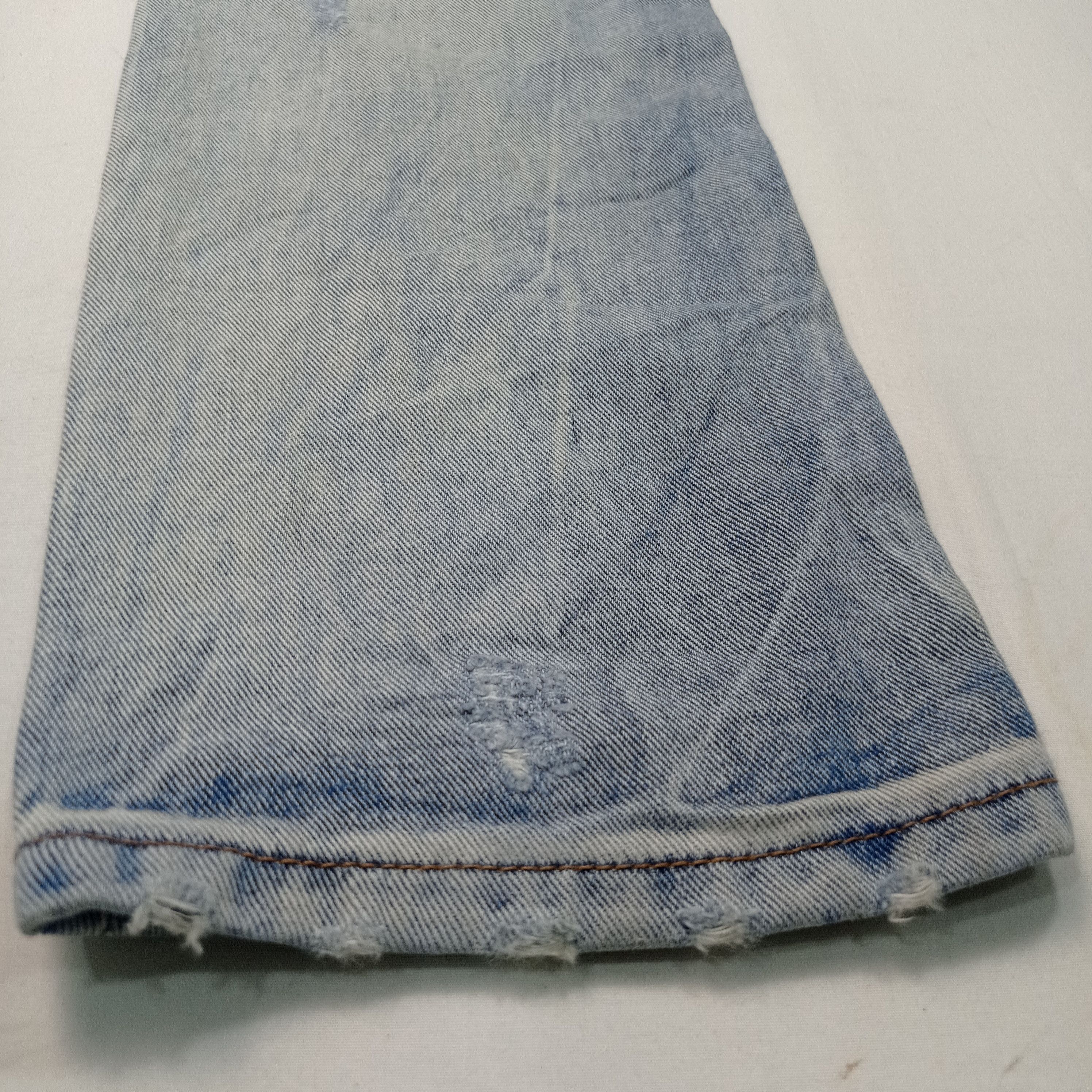 Zara 🔥Zara Faded Distressed Jeans Pants Size US 31 - 16 Thumbnail