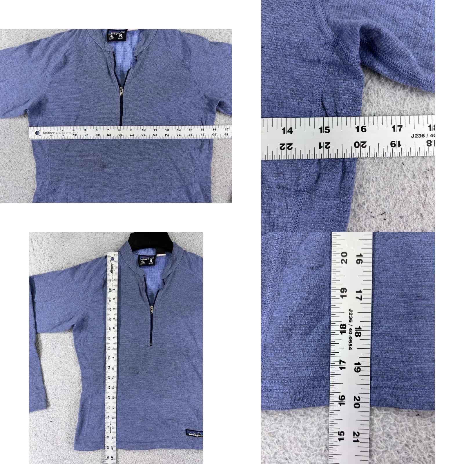 Patagonia Patagonia Sweater Womens Extra Small Purple Waffle Knit Regulator Polartec READ Size XL / US 12-14 / IT 48-50 - 8 Thumbnail