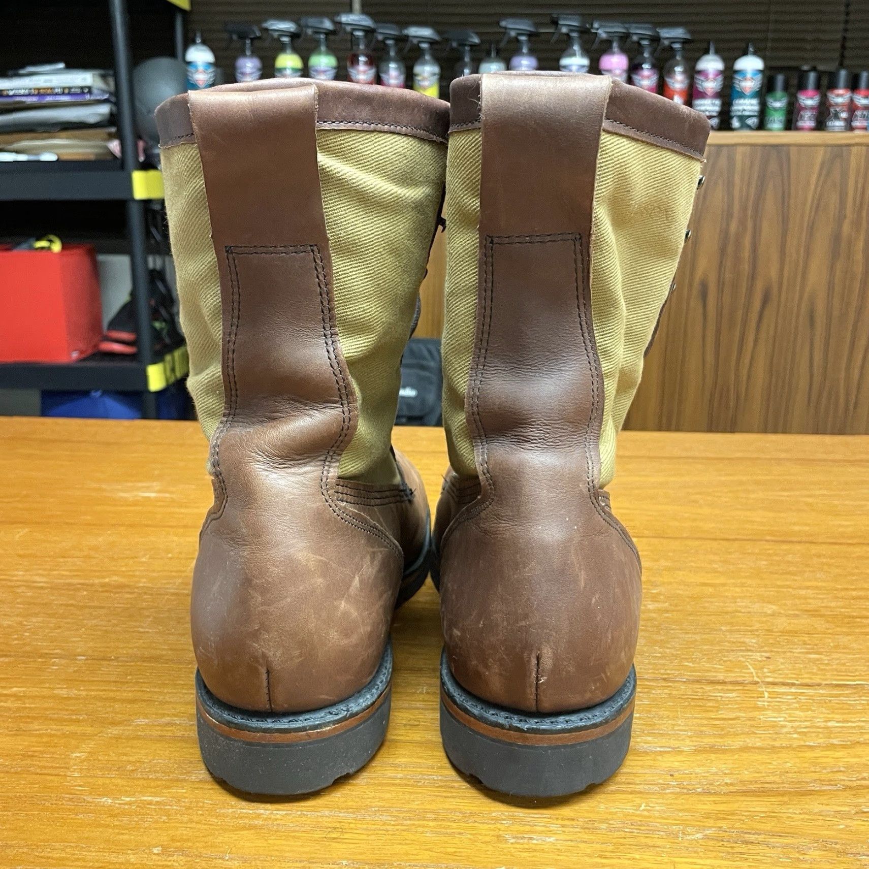 Filson Filson Boots Rangeland Highlander Work Hunting Mens 11.5 D Leather Wax Twill 906 Brown Size US 12 / EU 45 - 2 Thumbnail