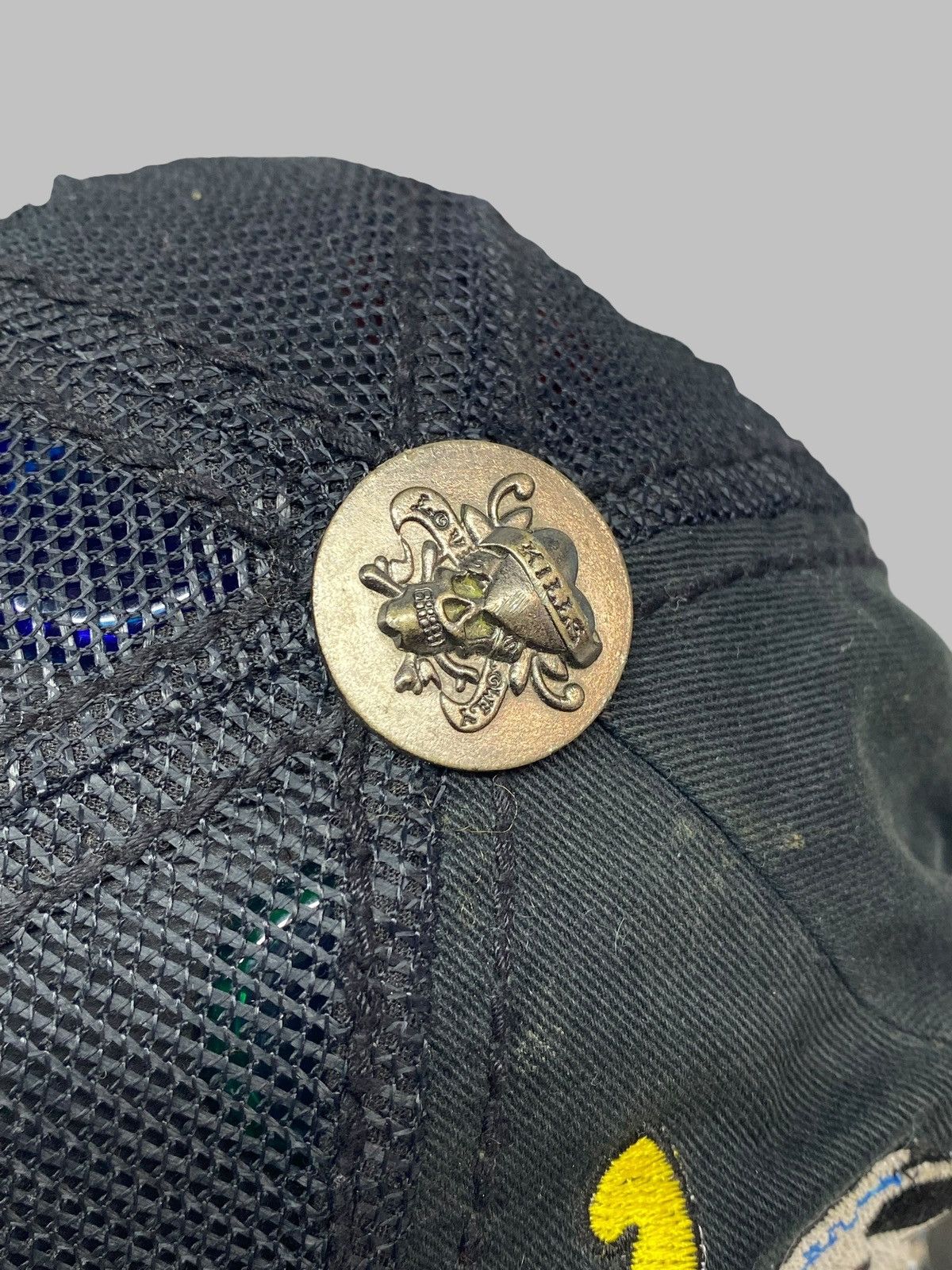 Ed Hardy Vintage Ed Hardy Cap By Christian Audigier Distressed Size ONE SIZE - 6 Thumbnail