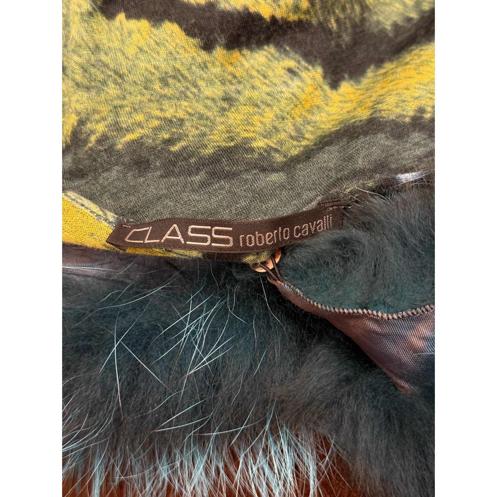 Roberto Cavalli 2000s Cavalli fox fur animalier print set Size M / US 6-8 / IT 42-44 - 14 Thumbnail