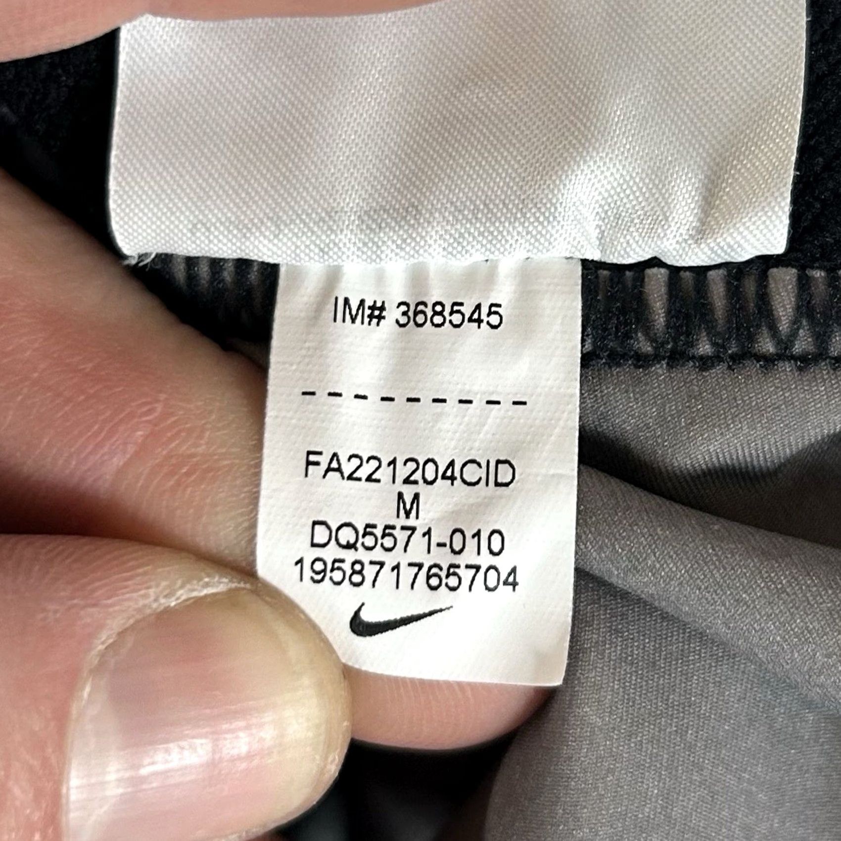 Nike Nike Pro Dri Fit Ankle Leggings Womens M Gray Blue Graphic Print Stretch Geometric Neon 27in Inseam Size 32" / US 10 / IT 46 - 6 Thumbnail