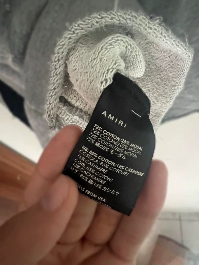 Amiri AMIRI Grey bullet hooded sweatshirt 2501-Nextarrow Size US M / EU 48-50 / 2 - 7 Thumbnail