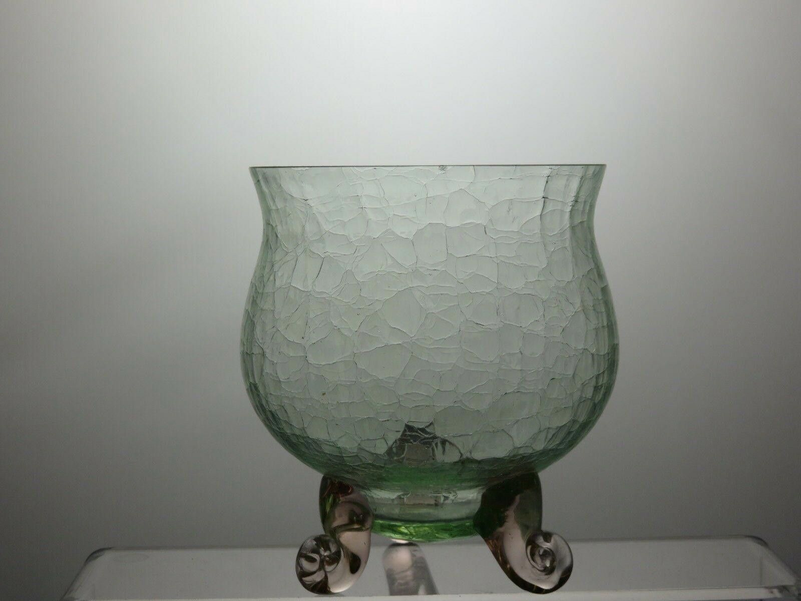 The Unbranded Brand Green Glass Candle Holder With Patterned Body 4 7/8" - Boxed Size ONE SIZE - 2 Thumbnail