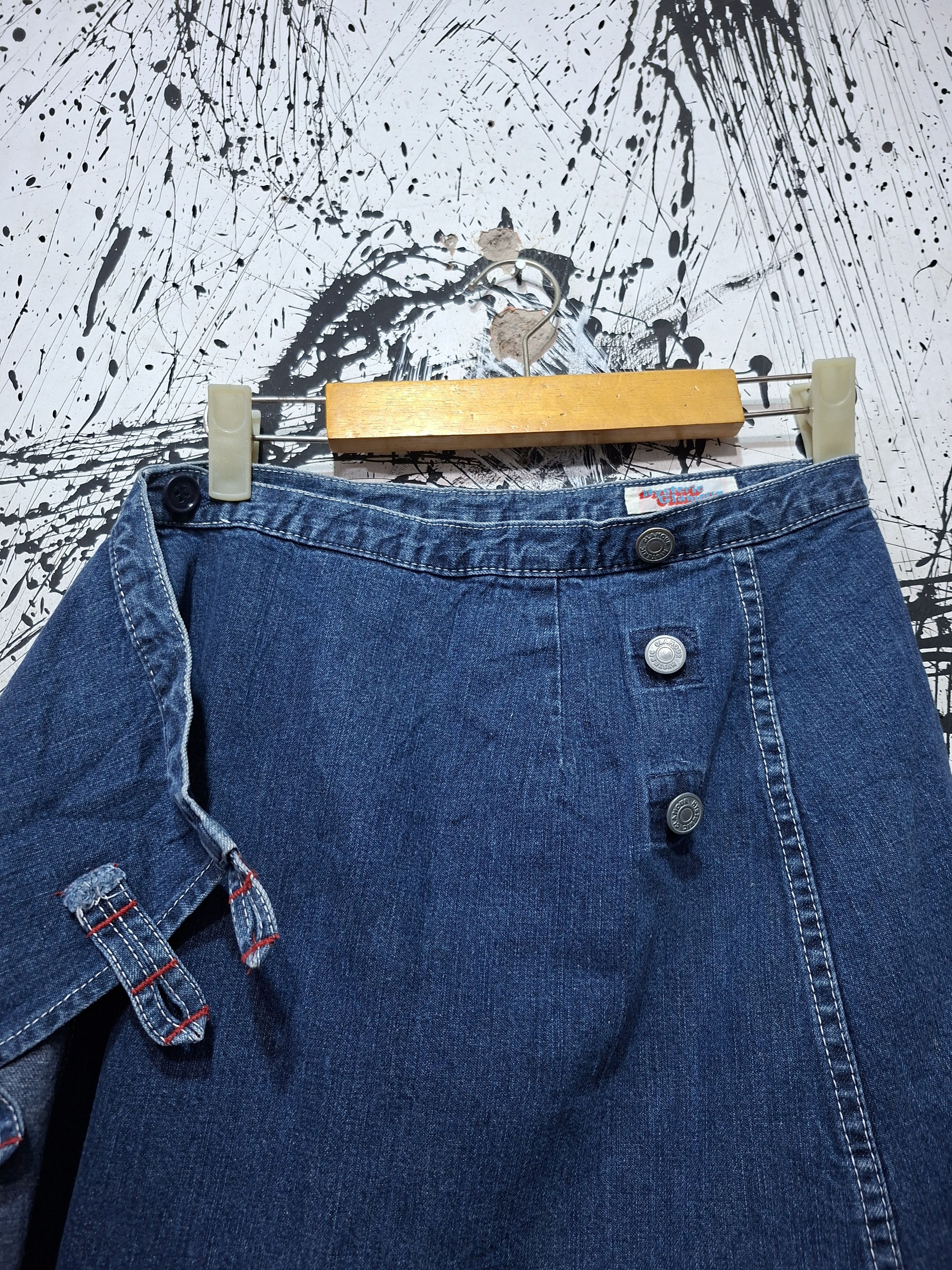 Hysteric Glamour 90'S HYSTERIC GLAMOUR DENIM MIDI SKIRT Size 28" / US 6 / IT 42 - 4 Thumbnail