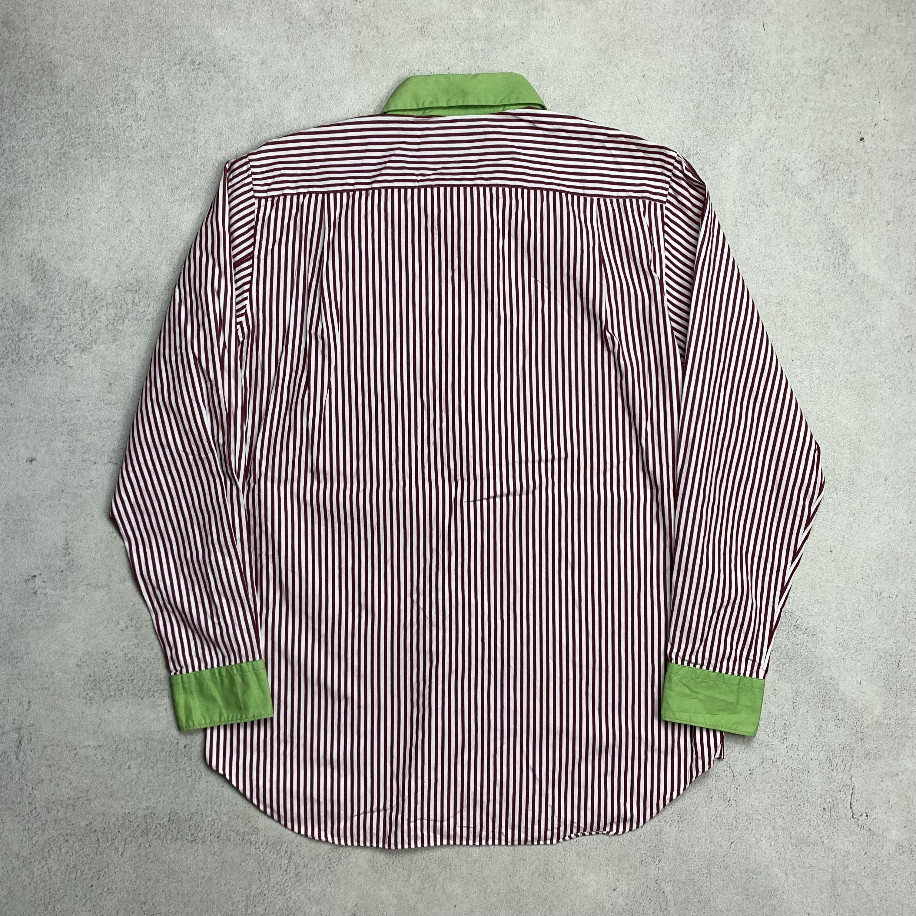 Comme des Garcons Comme Des Garcons Homme Plus CDG Striped Button Up Shirt Size US L / EU 52-54 / 3 - 2 Thumbnail