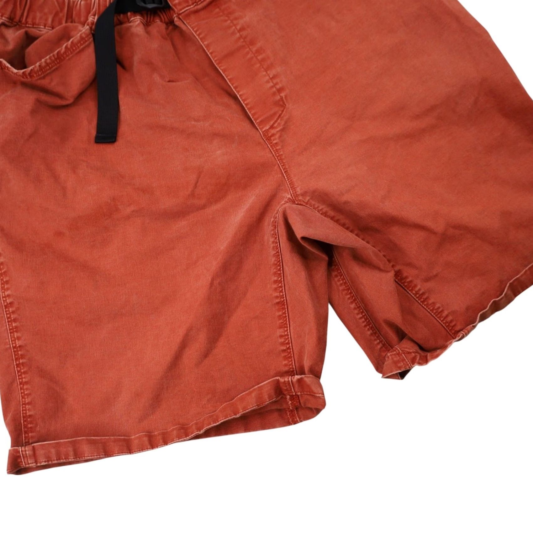Mountain Hardwear VINTAGE Mountain Hardwear Burt Orange Adventure Shorts Mens Large L Orange Cargo 90s Beachwear Boys Womens Size US 33 - 3 Thumbnail
