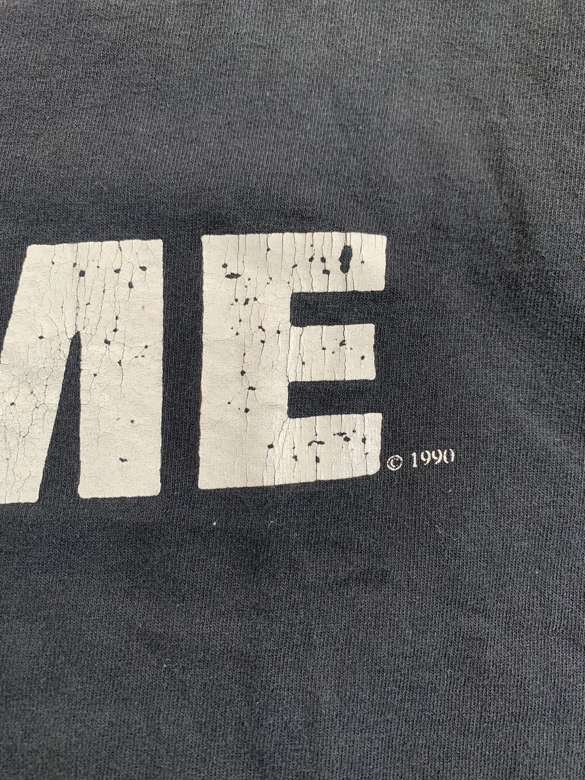 Vintage 1990s Rebel Skates I'm A Crime Tee Size US L / EU 52-54 / 3 - 3 Thumbnail