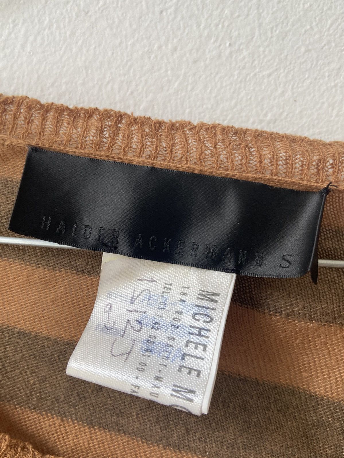 Haider Ackermann SS15 rare press sample striped longsleeve Size US S / EU 44-46 / 1 - 5 Thumbnail