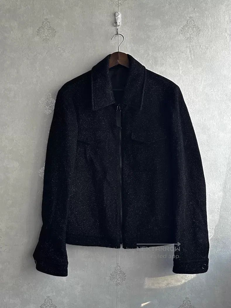 Alexander McQueen ALEXANDER MCQUEEN Silver Threaded Wool Pocket Jacket i Size US M / EU 48-50 / 2 - 2 Thumbnail