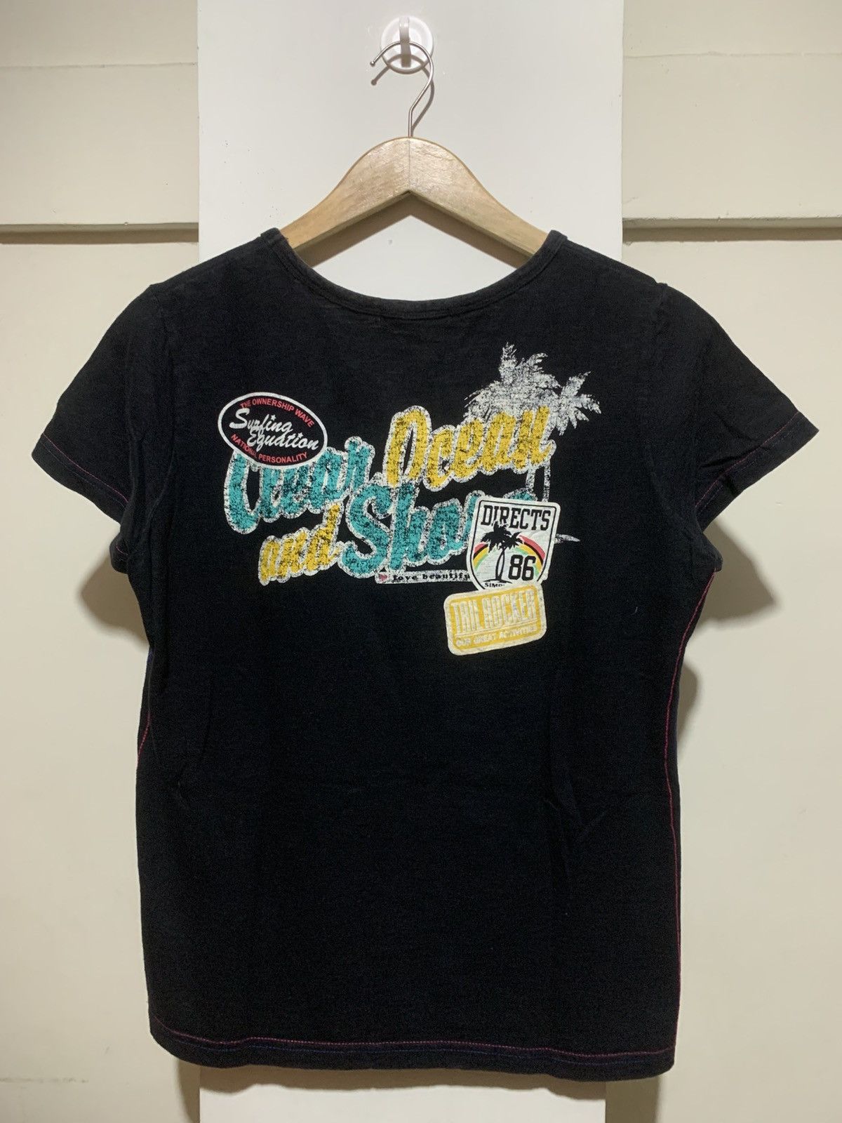14th Addiction Japanese Corn Flake Surf Style Patch Tee Shirt Size US L / EU 52-54 / 3 - 11 Thumbnail