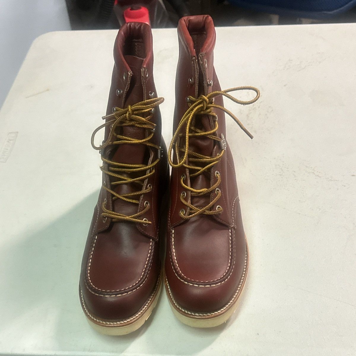 Chippewa Chippewa OG Burgundy , Dead-stock, made in USA work boot Size US 10.5 / EU 43-44 - 8 Thumbnail
