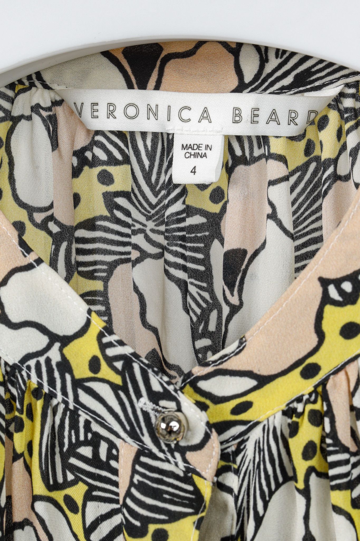 Veronica Beard Veronica Beard Beachside Floral Silk Buttoned Blouse Size S / US 4 / IT 40 - 4 Thumbnail