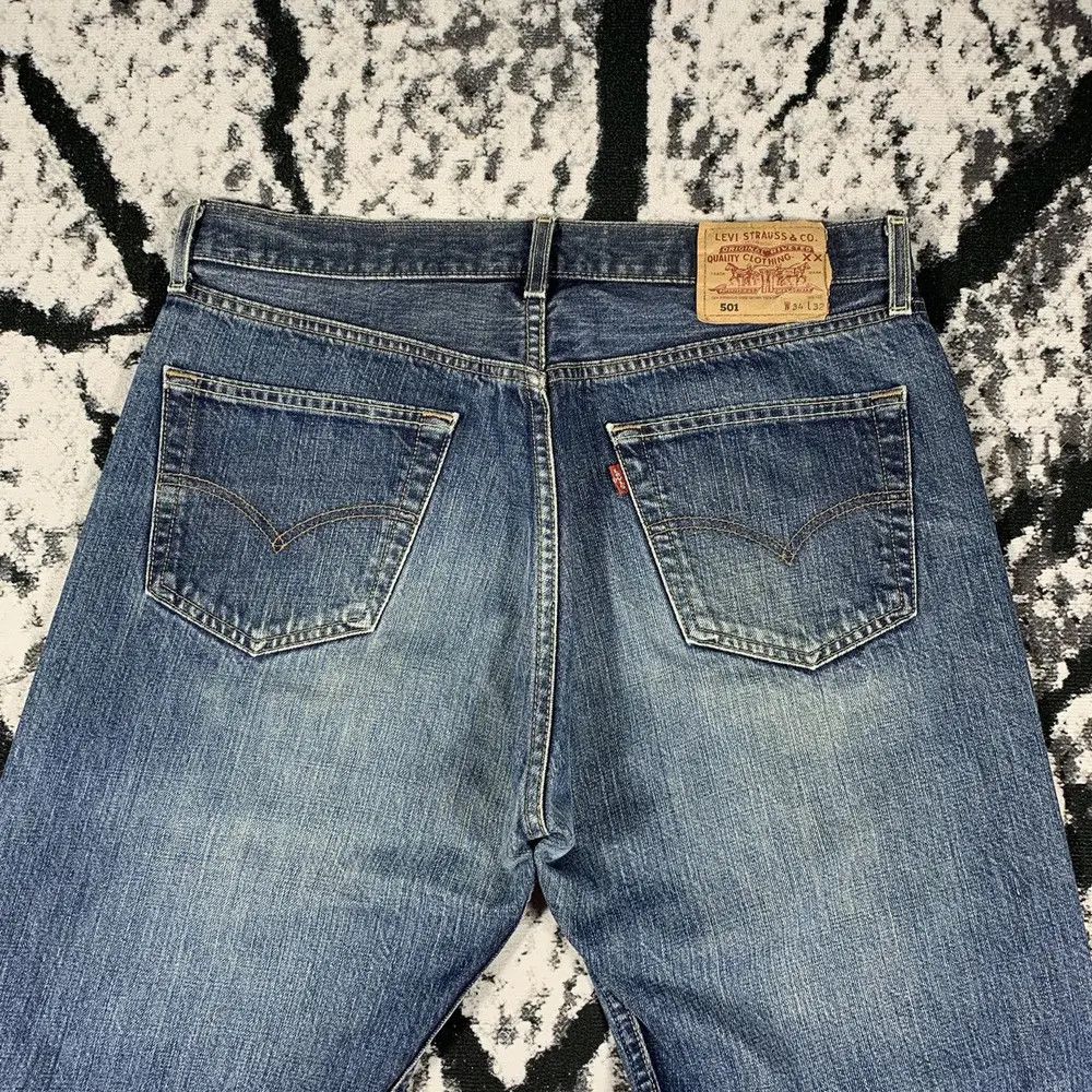 Levi's × Levi's Vintage Clothing × Vintage Vintage LEVIS STRAUSS 501 W34 L32 Jeans Pants Straight 00s Size US 34 / EU 50 - 5 Thumbnail