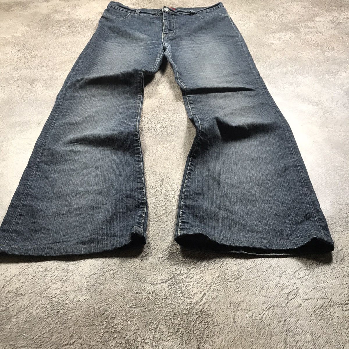 Vintage Vintage 90s Faded Distressed Baggy Jeans Grunge Skate 31 Size 31" - 1 Thumbnail