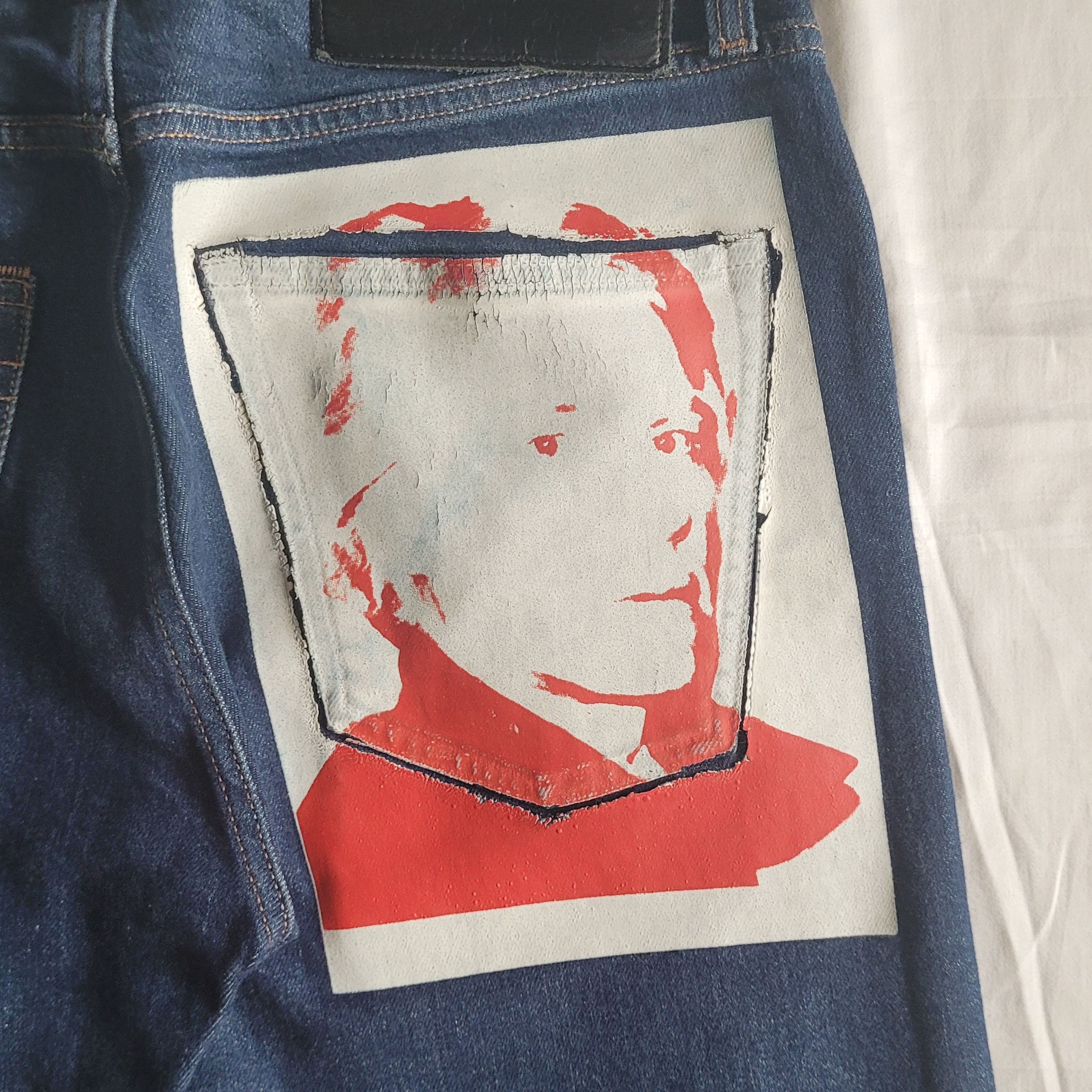 Raf Simons Calvin Klein by Raf Simons Andy Warhol printed jeans Size US 29 - 6 Thumbnail