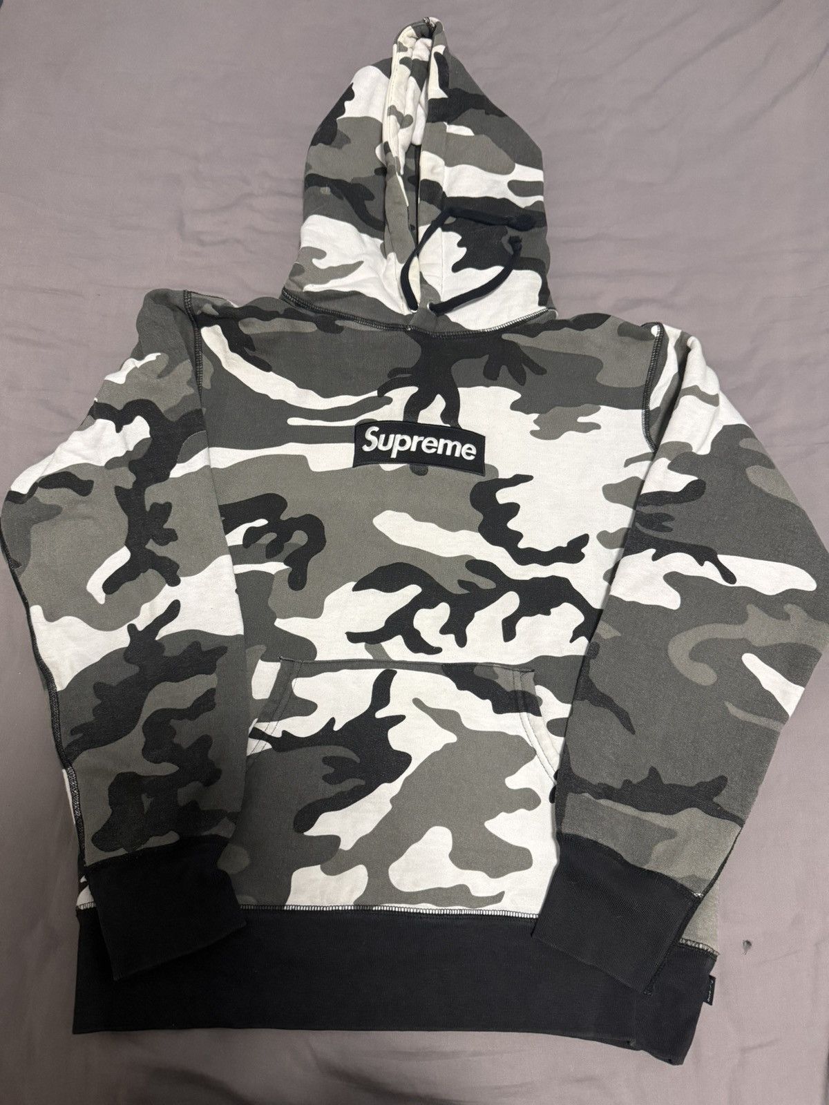 Supreme Supreme FW23 Camo Logo Hoodie | Grailed