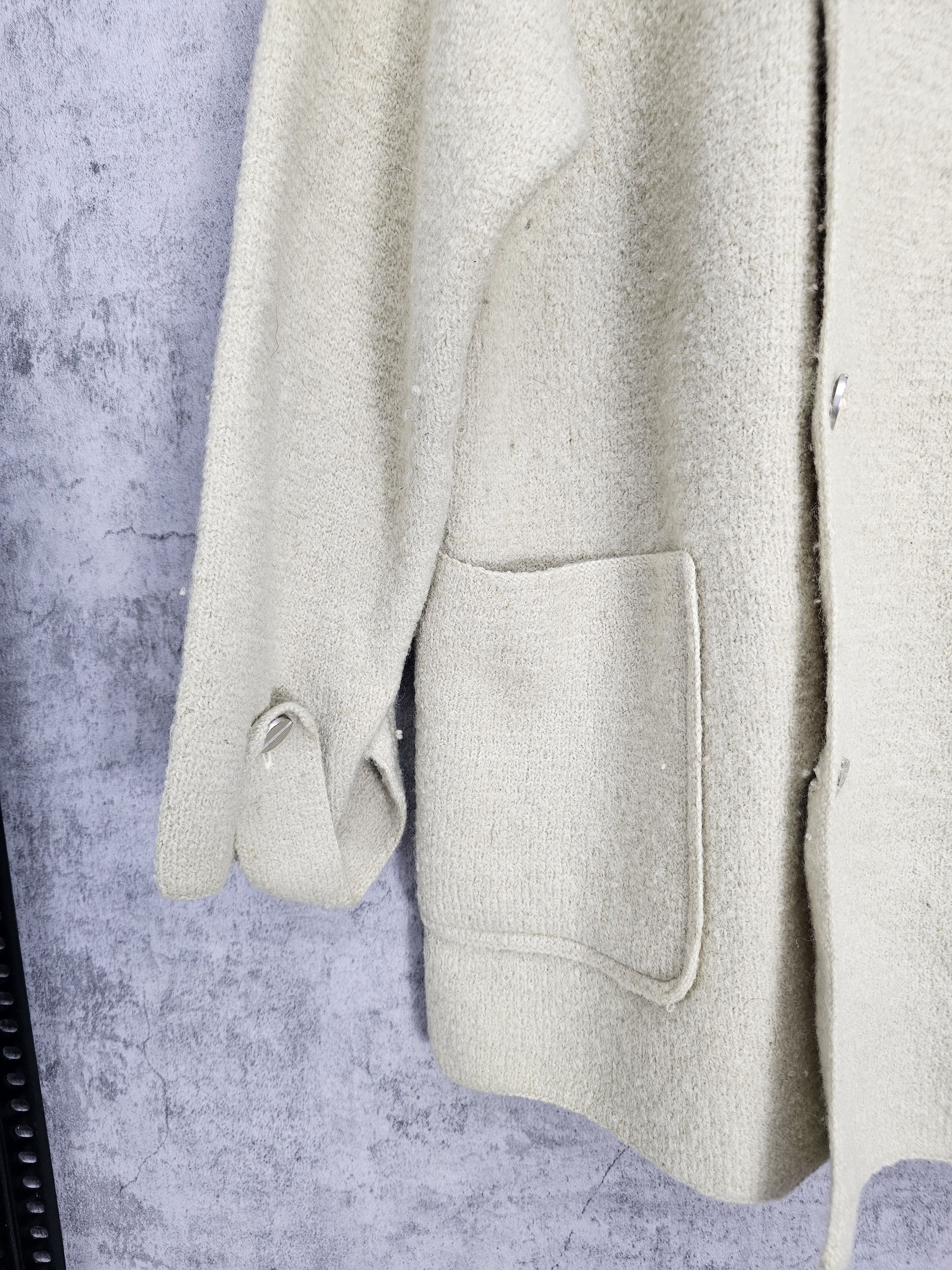 Japanese Brand Y's For Living Yohji Yamamoto Knit Wool Coat Jacket J0080 Size US M / EU 48-50 / 2 - 11 Thumbnail