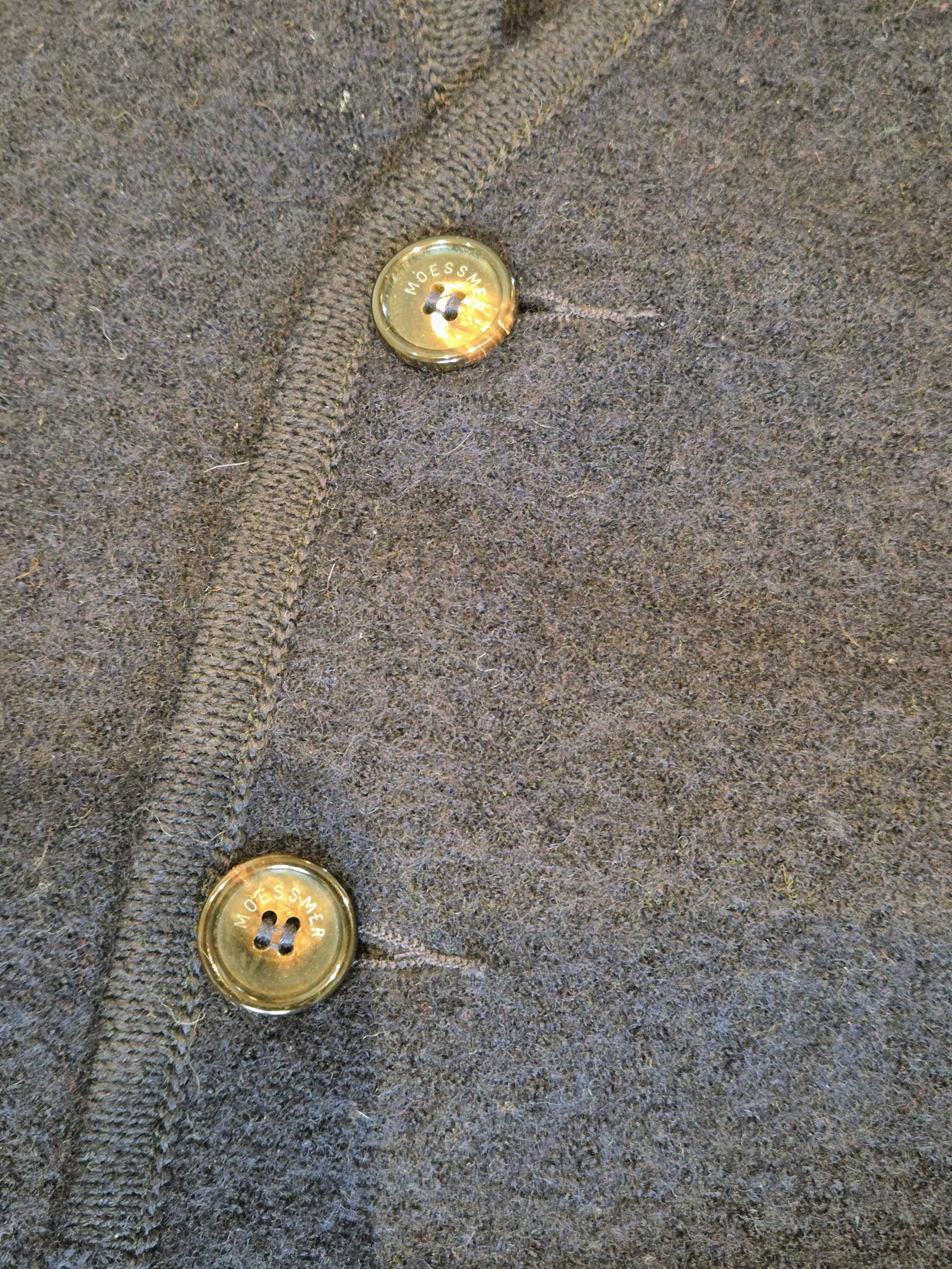 Other Moessmer soft and warm wool felt Vest Size 48R - 4 Thumbnail