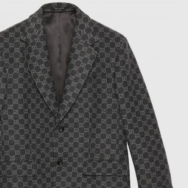 Gucci o1loc1c0126 770366 GG Flannel Jacket in Black Size US S / EU 44-46 / 1 - 4 Thumbnail