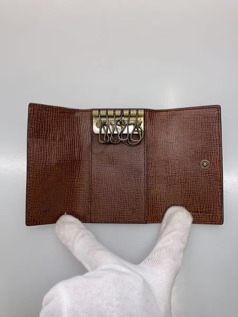 Fendi Fendi Key Case Brown Size ONE SIZE - 4 Thumbnail