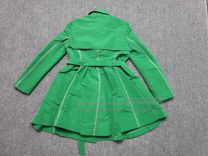 Valentino Valentino Green trench coat belt model Size S / US 4 / IT 40 - 2 Thumbnail