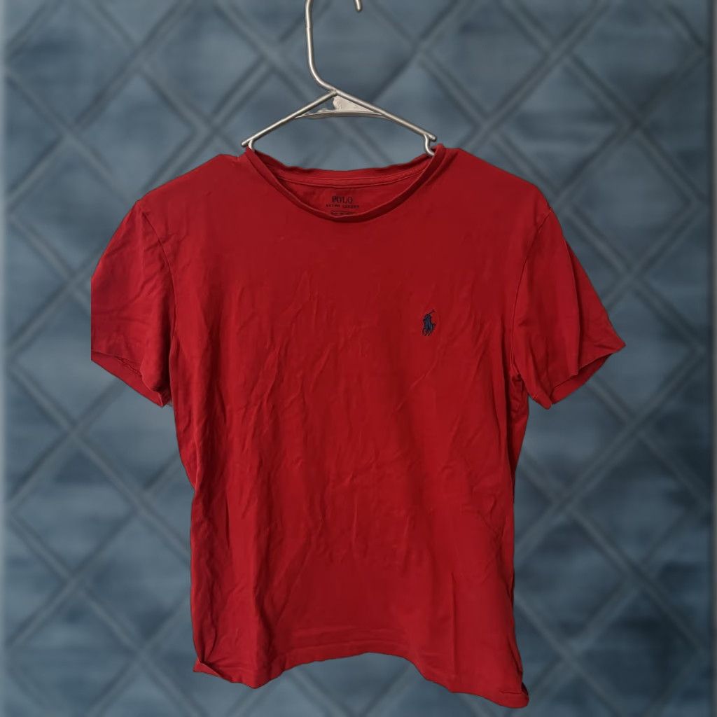 Polo Ralph Lauren VINTAGE Polo Ralph Lauren T-Shirt Small Red Logo Pony Reg Fit Top Tee Size US S / EU 44-46 / 1 - 1 Thumbnail