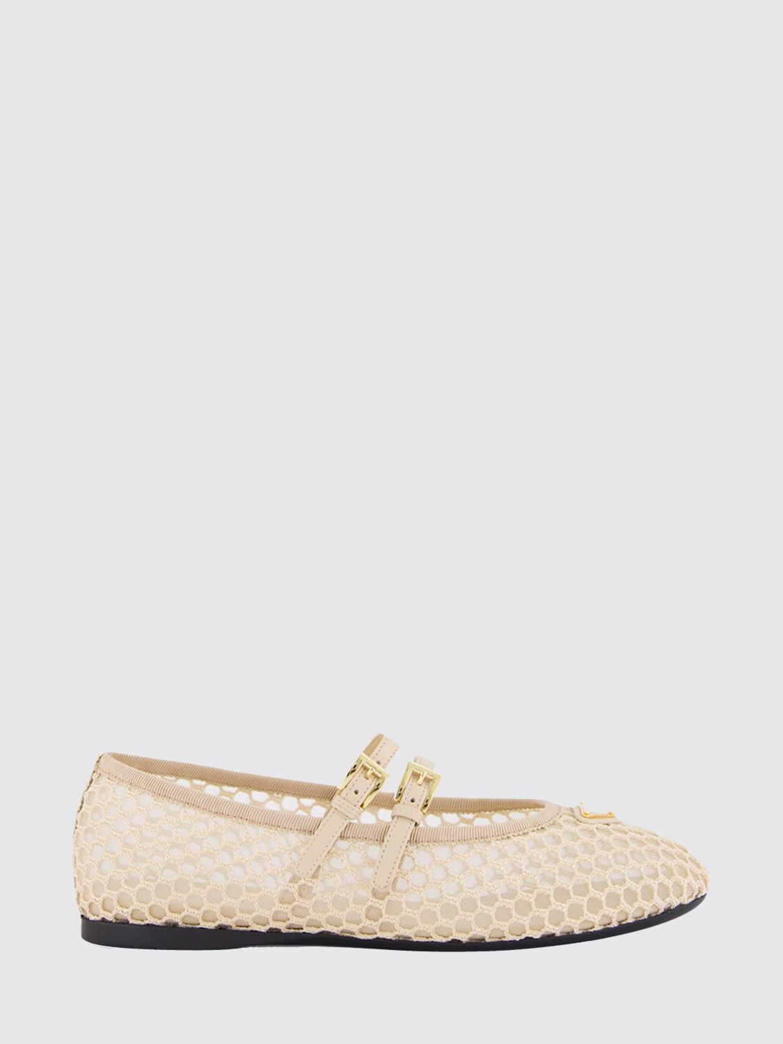 Prada Prada Ballet Flat Woman Beige Size US 7 / IT 37 - 1 Preview