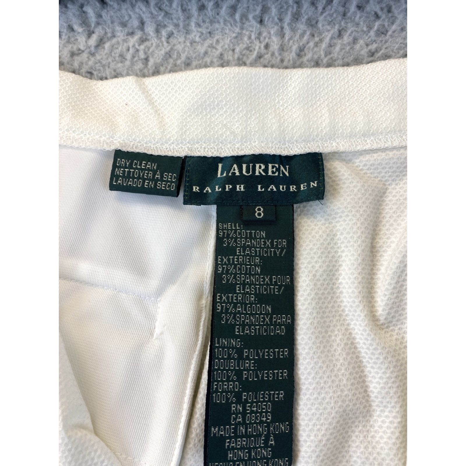 Ralph Lauren Lauren Ralph Lauren Chino Pants Womens Size 8 Ivory Stretch Casual Designer Size 30" / US 8 / IT 44 - 5 Thumbnail