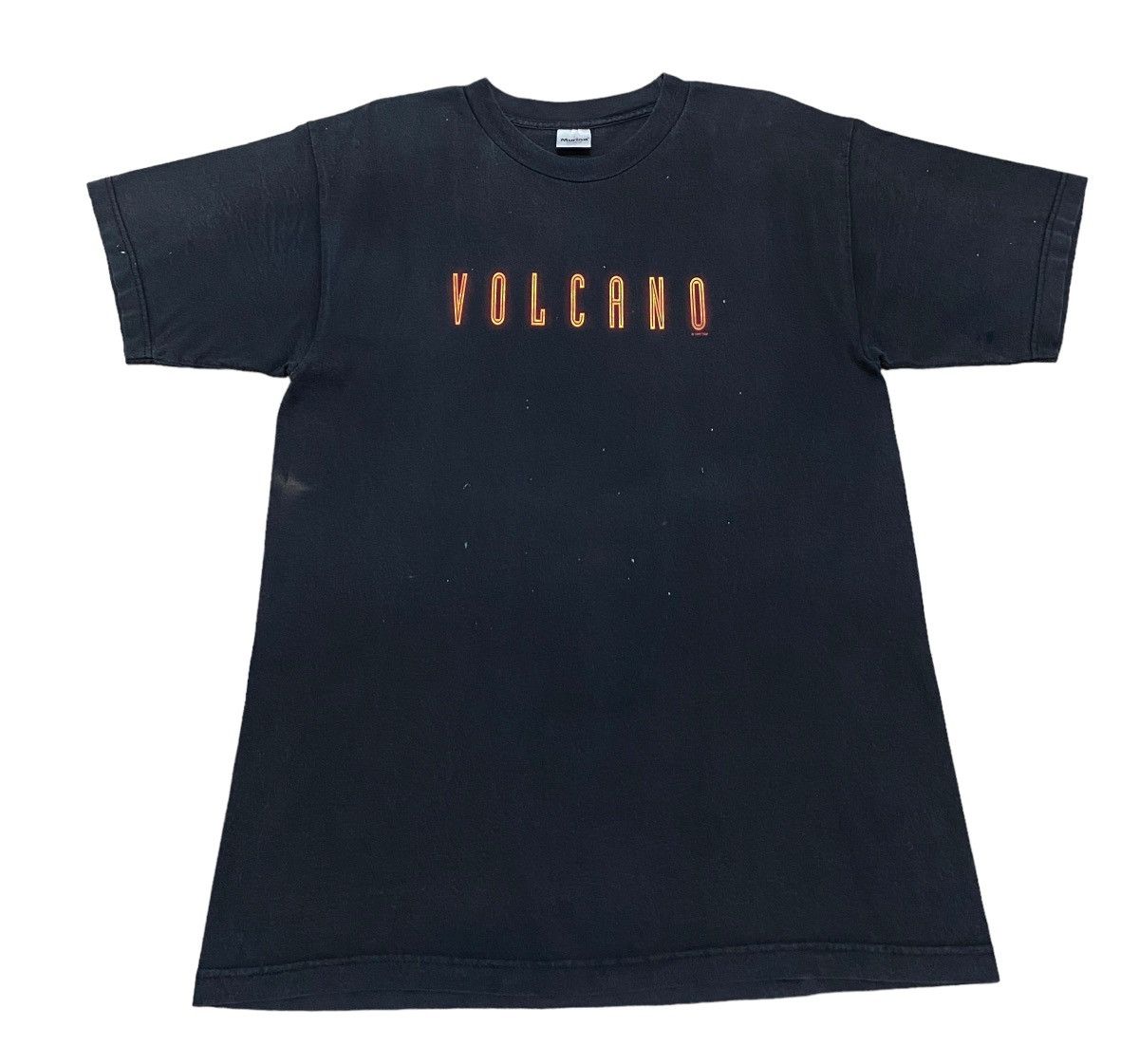image of Made In USA x Movie Vintage Action Thriller Movie Volcano T-Shirt 1997S in Black, Men's (Size Large