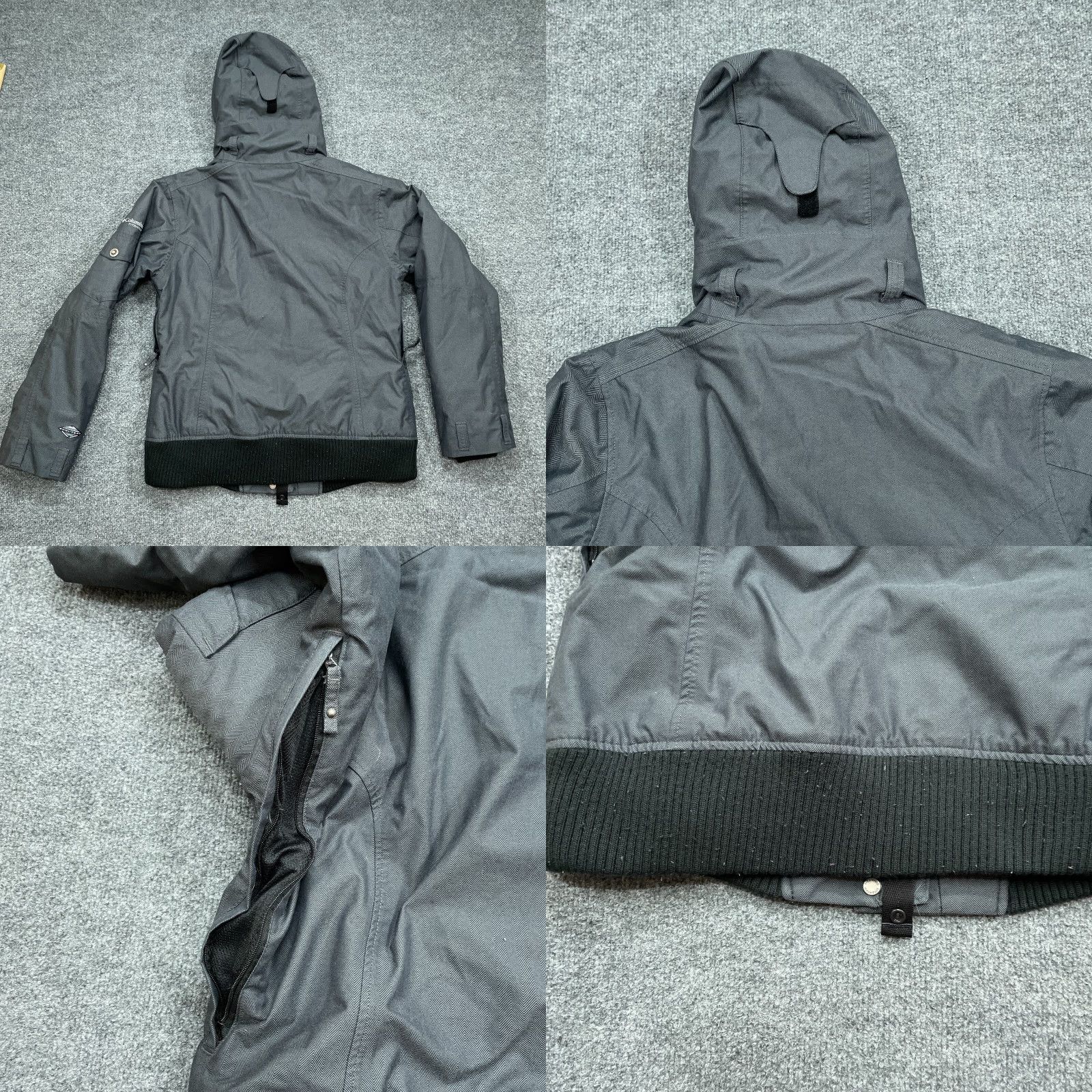Vintage Columbia Coat Womens M Regular Gray Solid Long Sleeve Jacket/Coat Size M / US 6-8 / IT 42-44 - 10 Thumbnail