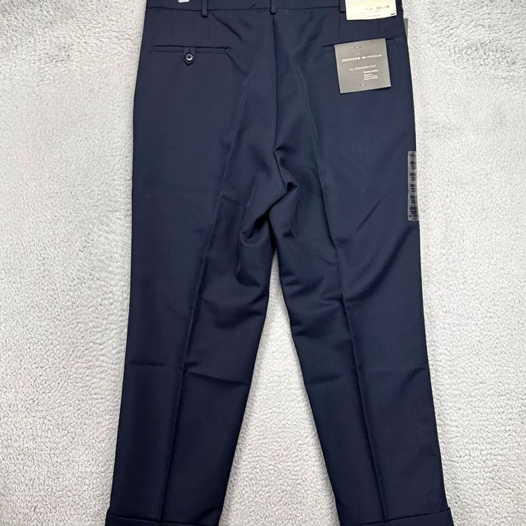 Banana Republic Banana Republic Pants Mens 36X29 Blue All Occasion Pant Pleated Relaxed Fit NEW Dress Pants Mens 36X29 Blue Formal Office Career Pants Mens Blue Size US 36 / EU 52 - 3 Thumbnail