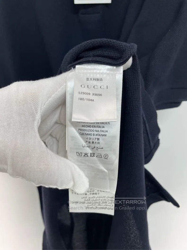 Gucci Gucci Embroidered polo short sleeves Size US XL / EU 56 / 4 - 3 Thumbnail