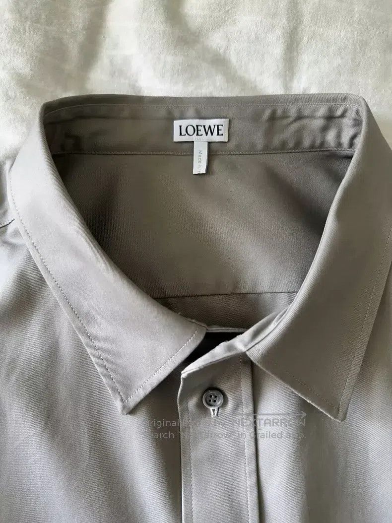 Loewe Loewe size 43 Solid color long-sleeve shirt with embroidere Size US M / EU 48-50 / 2 - 3 Thumbnail
