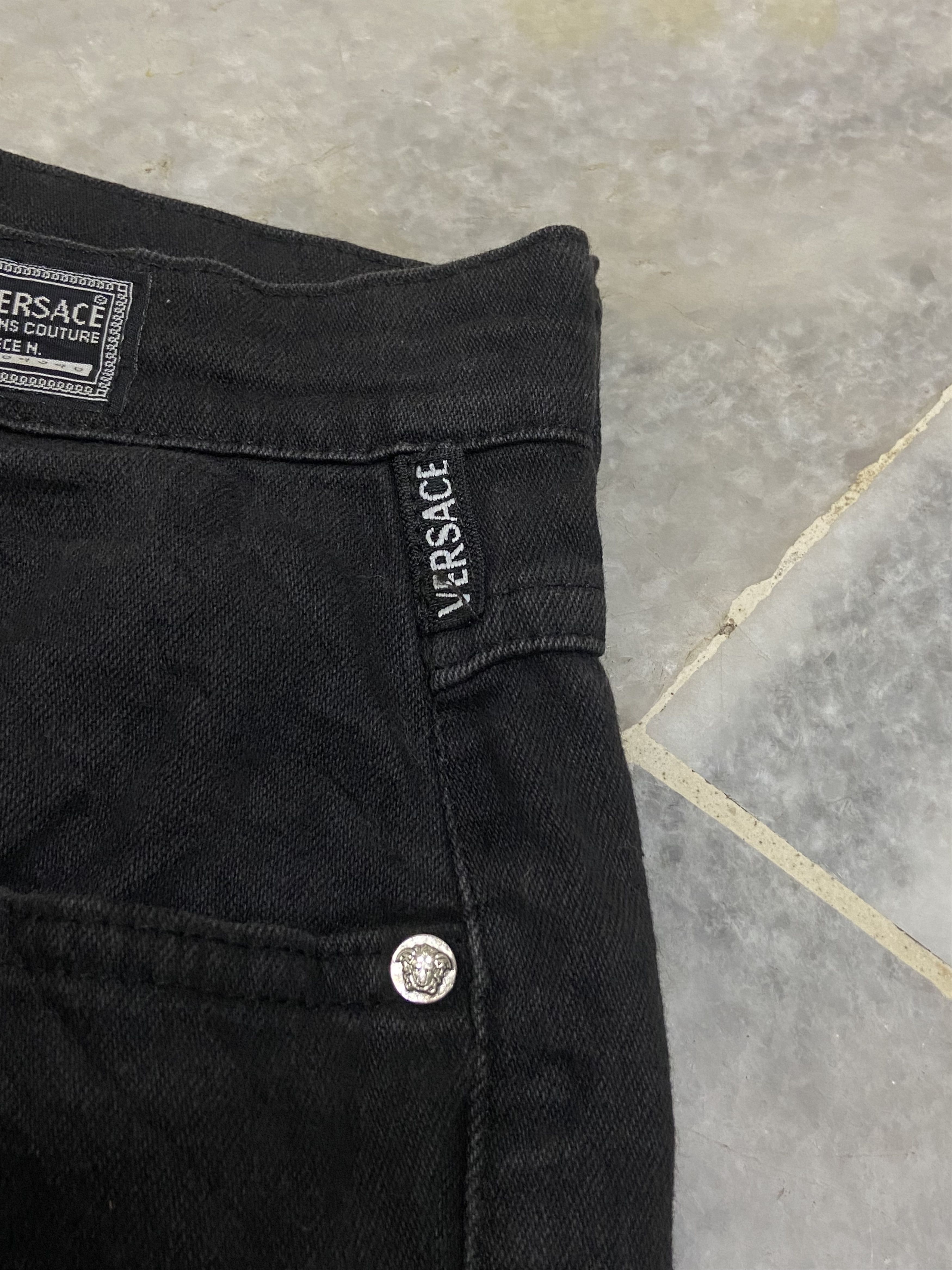 Versace Versace Jeans Couture Super Black jeans Size US 29 - 5 Thumbnail