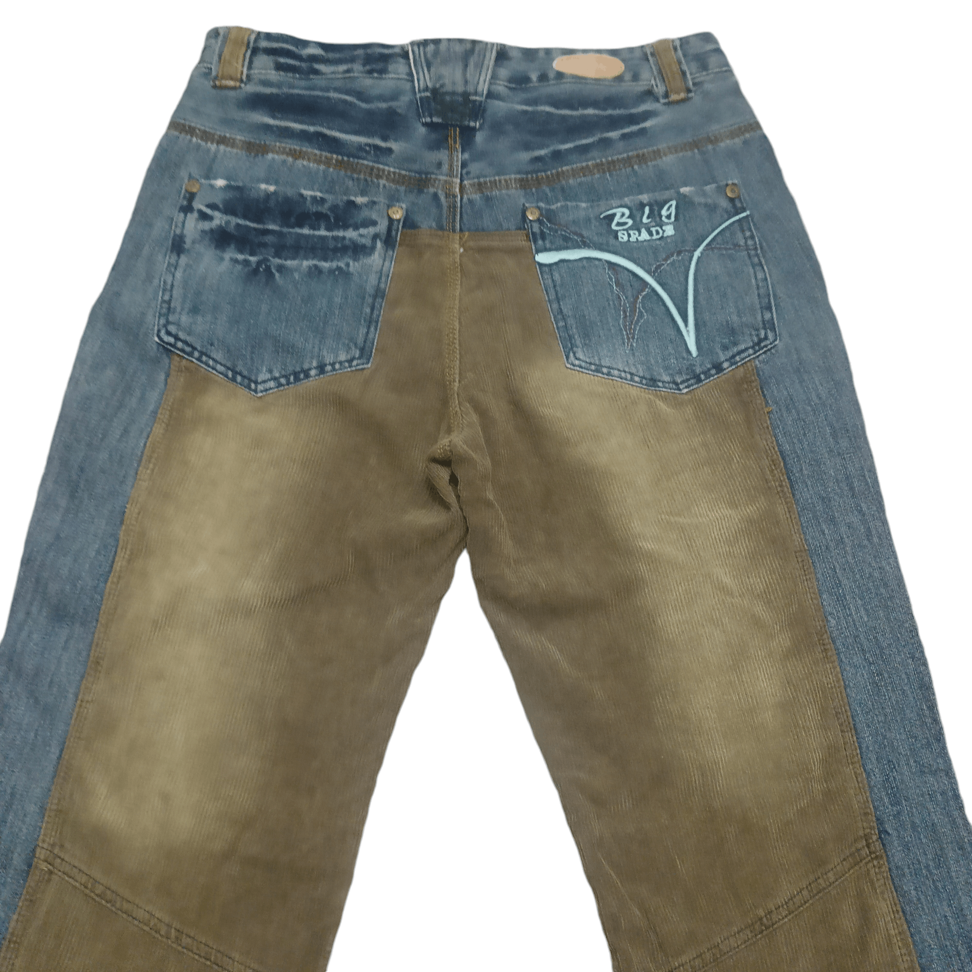 Japanese Brand 💥Insane💥 Big Spade Jeans Hybrid Flare Jeans Size US 31 - 12 Thumbnail
