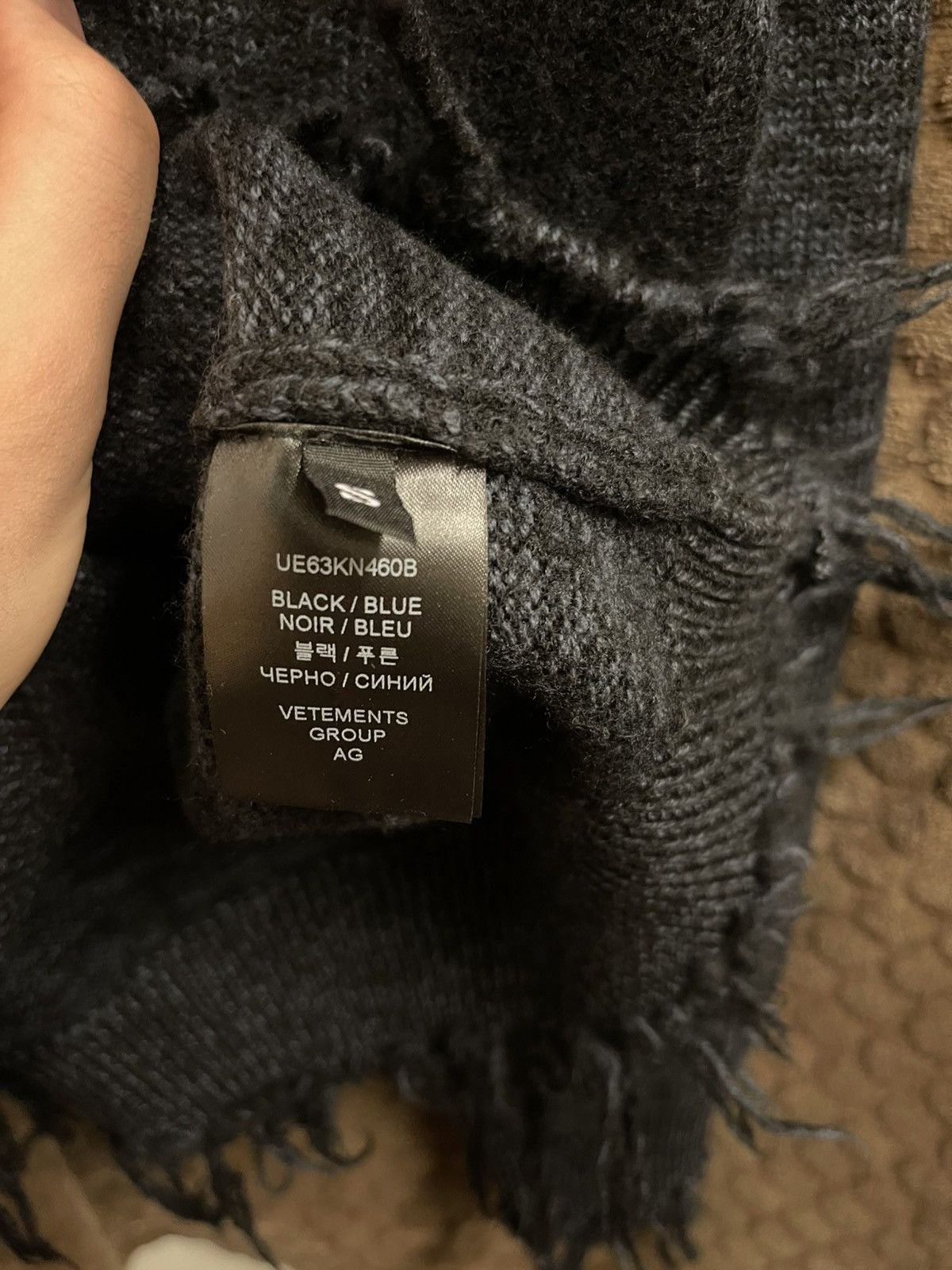 Vetements Vetements merino wool jumper Size US S / EU 44-46 / 1 - 3 Thumbnail