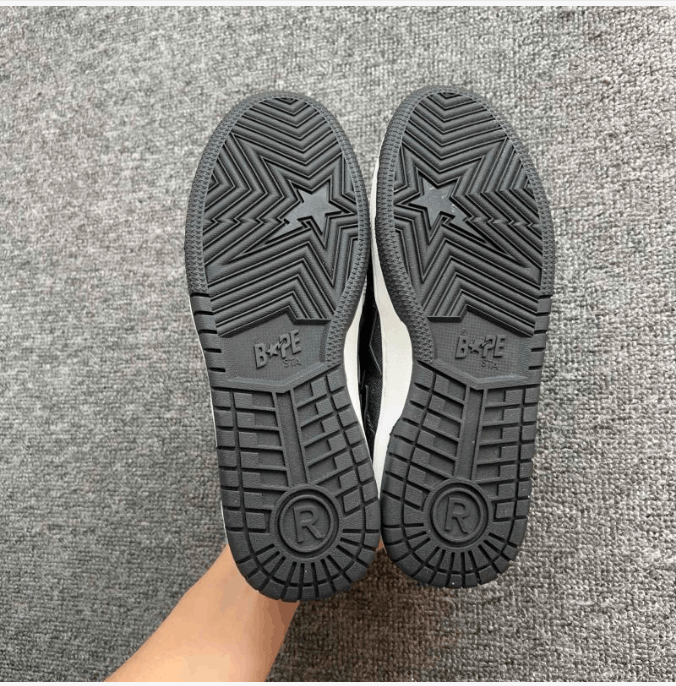 Bape Retro washed comfortable low top board shoes Size US 9.5 / EU 42-43 - 5 Thumbnail