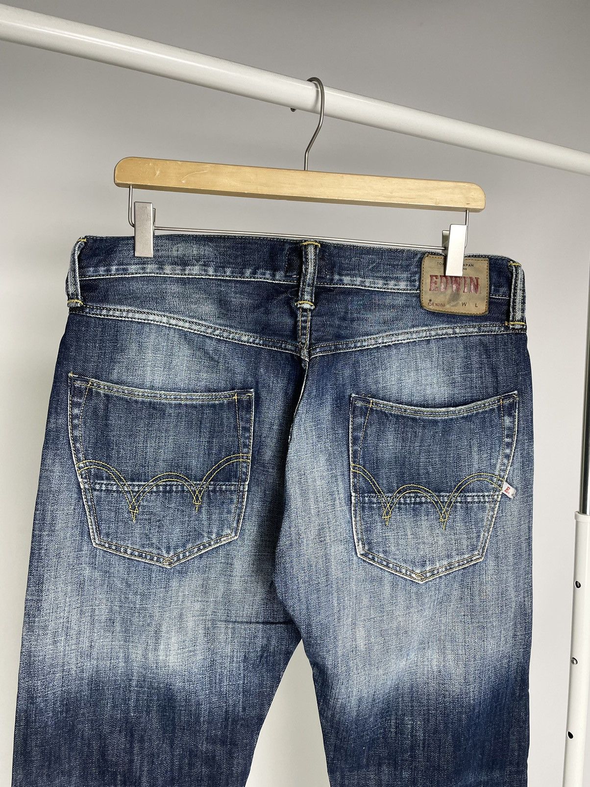 Edwin Edwin Made in Japan ( Size 33 ) Vintage Faded Denim Jeans Size US 33 - 9 Thumbnail