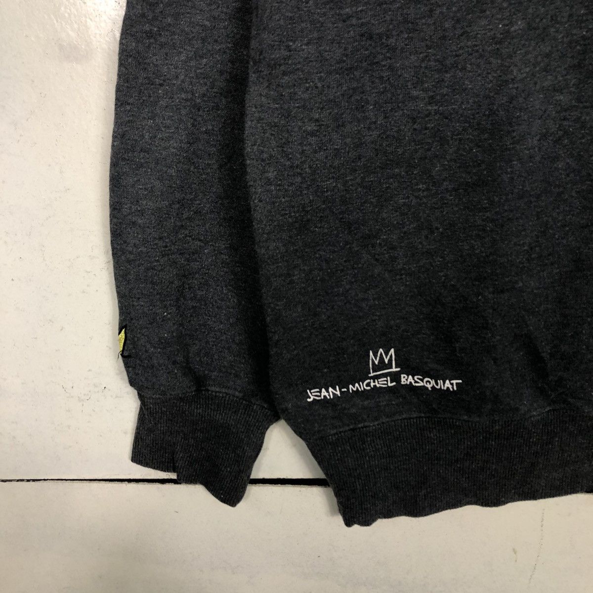 Jean-Michel Basquiat 📌Hoodie Pull Over Jean Michel Basquats Big Logo Size US M / EU 48-50 / 2 - 12 Thumbnail