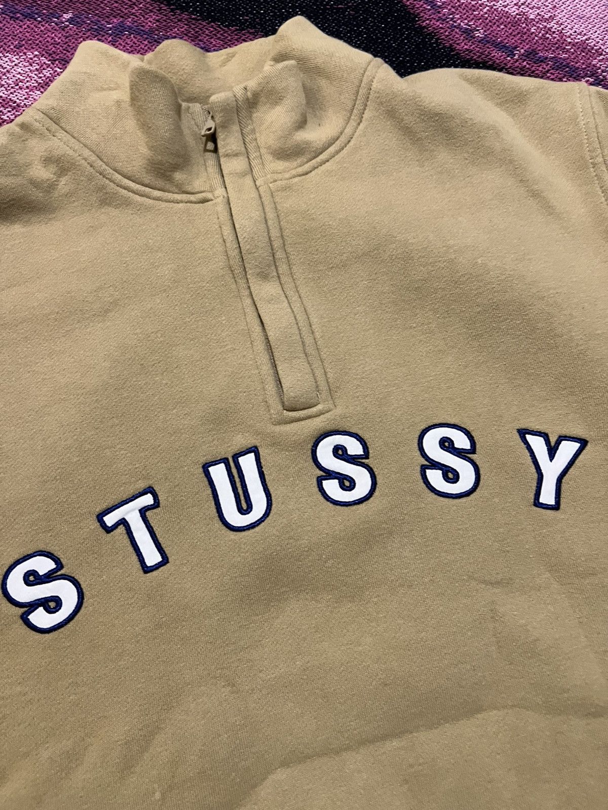 Stussy Stussy 1/4 half zip Size US M / EU 48-50 / 2 - 2 Thumbnail