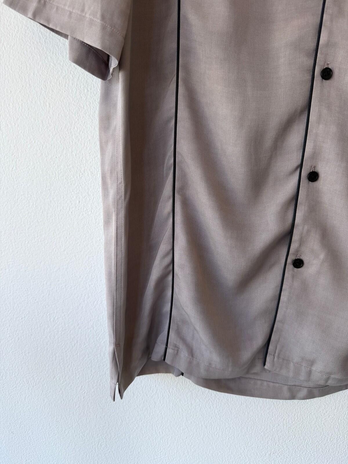 Ksubi new ksubi medium short sleeve resort shirt downtown purple Size US M / EU 48-50 / 2 - 3 Thumbnail