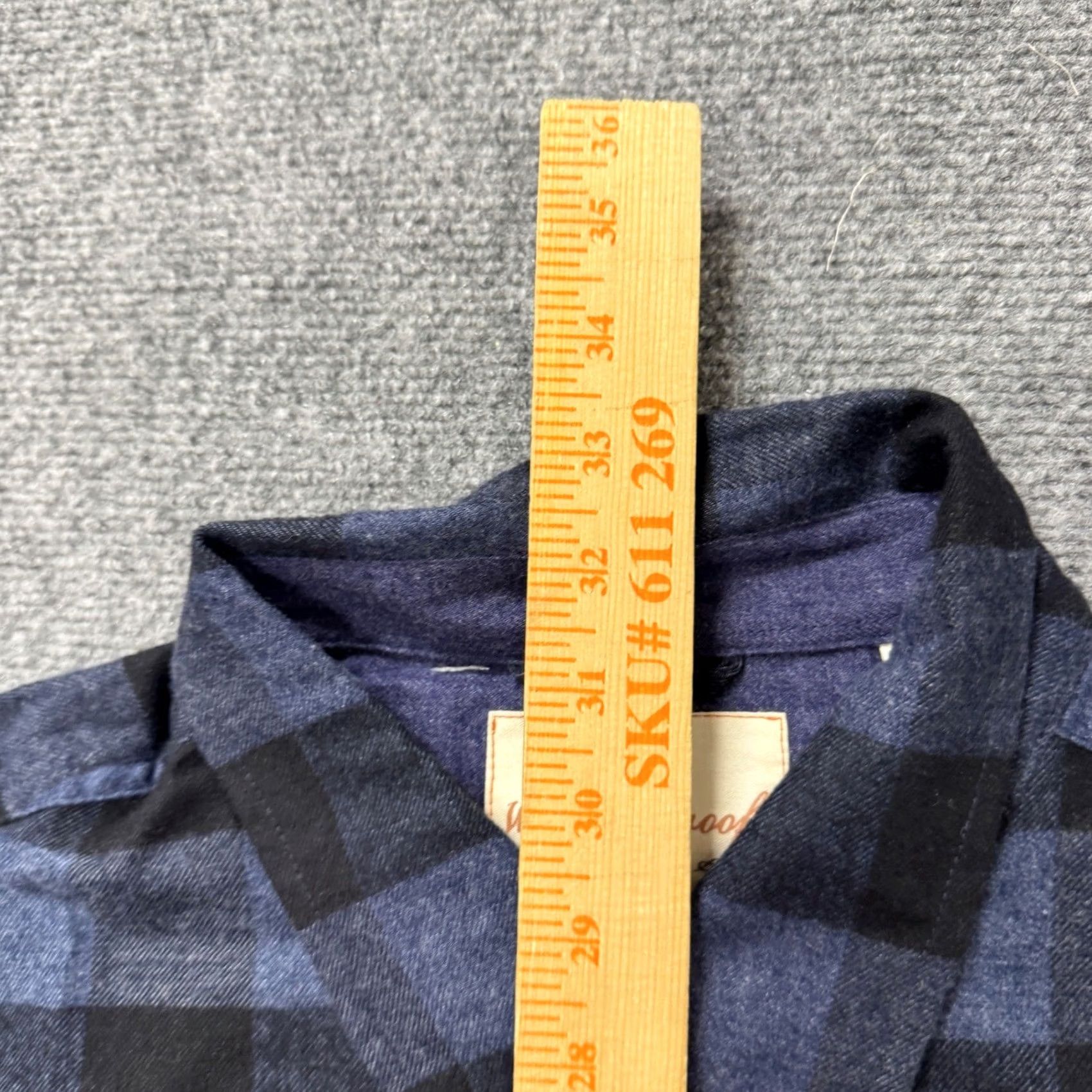 Weatherproof Weatherproof Vintage NWT Flannel Button Up 100% Cotton Blue Plaid Men 2XL Big & Tall Montana? Size 48R - 4 Thumbnail