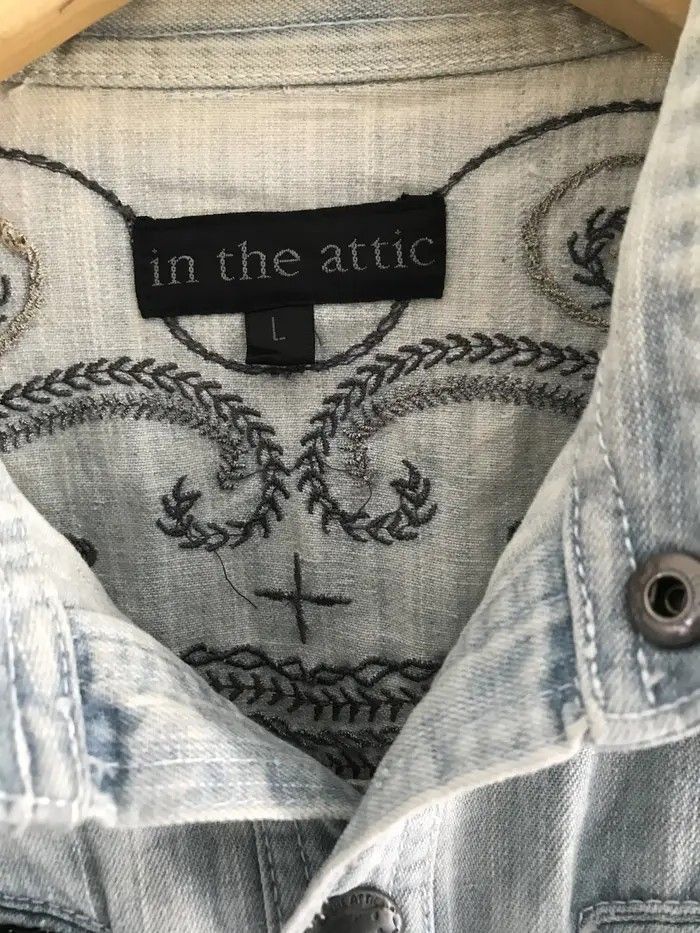 In The Attic × Japanese Brand In The Attic Shirts Jeans Embroidery Size US L / EU 52-54 / 3 - 6 Thumbnail